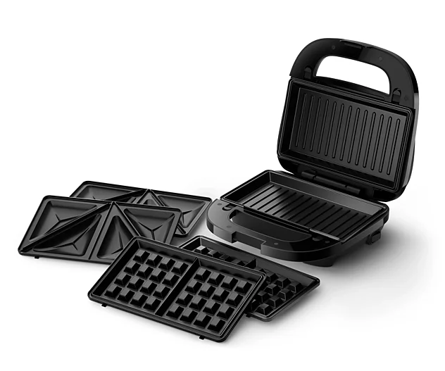 Philips 5000 Serisi 750 W Sandviç Ve Waffle Makinesi 3 Set Plakalı Mükemmel Kızartma Performansı