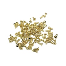 Sarı 1000 Adet Klips Vidası 2,2x6,5 Mm Yhb - Konik Başlı Kutu, Sandık, Ayak, Askı, Mini Vida 6,5 Mm