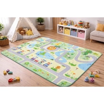 Kids Double Sided Play Mat 120x120 CM Soft Foam Baby Mat, Foldable & Easy To Clean