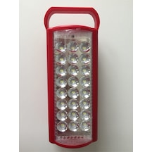 Astra 2606l Usb Şarj Çıkışlı 24 Led 80 Saat Akülü Şarjlı Işıldak Nanopro Kırmızı