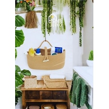 Home Turko Klasik Jüt Asma Depolama Sepeti, Oturma Odası/mutfak/banyo Düzenleyici Atıştırmalıklar, Oyuncaklar. Be Çok Renkli