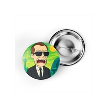 Agent Smith - 44 Mm İğneli Çanta Rozeti - 5 Adet Diğer