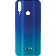 Vivo Y15 Mavi Arka Kapak Batarya Kapağı Pil Kapağı Mavi