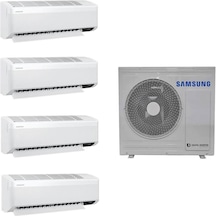 Samsung WindFree Multi AJ100TXJ5KH/EA 10 kW 1 Dış + 4 İç Ünite (9+12+12+24) Duvar Tipi Klima
