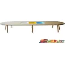 Wood&joy Oval Etinlik Masası 16 Kişilik -240 Cm