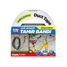 Boss Tape Duct Tape Tamir Bandı Beyaz 48mmx50mt