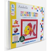 22 I Çocuk Ahşap Çerçeveli Seramik Mozaik Set 20x20 Cm