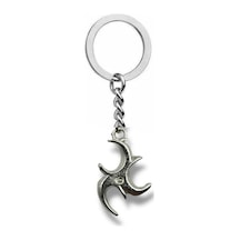 Ninja Yıldızı Shuriken Figürlü Anahtarlık Zamak Metal Unisex Dövüş Sanatı Aksesuarı