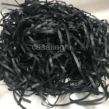 Pelur Kağıt Kırpıntısı Shredded Tissue Paper - 50 Gram Siyah