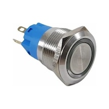 Swion 22mm Led'li Metal Buton Kalıcılı Beyaz Led