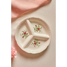 Karaca Vintage Rose Bölmeli Sunumluk 25 Cm Çok Renkli