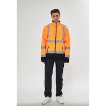 Orange Safety Turuncu Softshell Mont Reflektörlü