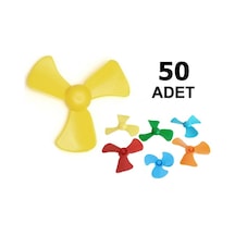 50 Adet. Mini Pervane. Deney Pervanesi. Eğitici Motor Deneyi Için