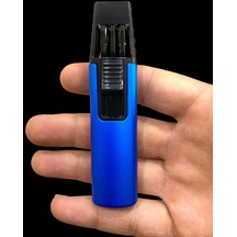 Çift Pürmüzlü Yandan Çekmeli Mavi Çakmak 109319 Mavi