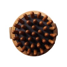 Homyl Kol Bel Bacak Için Ahşap Masaj Sırt Kas Taşınabilir Kahverengi