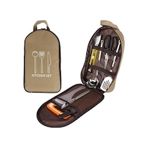 Bosphorusboutique Yemek Taşınabilir Pişirme Piknik Piknik Mutfak Kahve Hava Eşyası Depolama Depolama Çantası, Çantası, Çantası, Çantası, Çantası Açık Xp Kahve