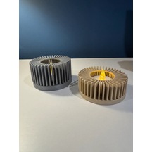 2 Li Mumluk Led Yemek Masası İçin Dekorasyon, Düğün Masa Dekorasyonu ŞEFFAF