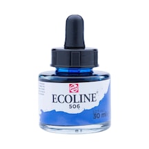 Talens Ecoline Sıvı Suluboya 30 Ml. 506 Ultramarine Deep Çok Renkli