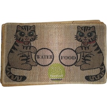 Nanbell Jüt Halı Kedi Tırmalama 70x43 Cm Desenli No:7