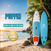 Savaboards Puffin Paddle Board Şişme Stand Up Paddle Board Sup Seti 335x86x15 Cm Başlangıç Ve Orta Seviye Deniz, Göl Ve Akarsu Kullanımı