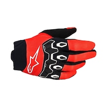 Alpinestars Full Bore V2 Çocuk Ve Genç İçin Kros Motosiklet Eldiveni Kırmızı Siyah