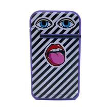 Zengaz Cool Tasarım Jet Alev Çakmak - Happy Mouth Mor
