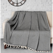 Trendy 2'li Set Koltuk Örtüsü - Siyah 170x230 Ölçü / Ebat