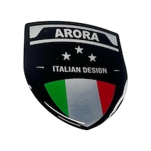 Arora 3d Gümüş Arma Sticker Redlinegrafik