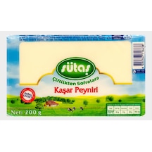 Sütaş Kaşar Peyniri Piknik 200 G X 8 Adet - Pratik Porsiyonlu Tam Yağlı Lezzet