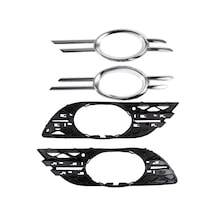 Adet Ön Tampon Sis Farı Krom Izgara Trim Kapağı Sol Sağ