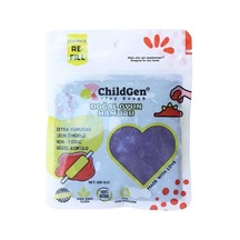 Doğal Oyun Hamuru - Mor -vakumlu Kartuş Paket - Ecopack-refill