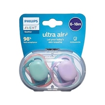 Philips Avent SCF085/16 Ultra Air Desensiz Emzik 6-18 Ay Bebek Mavisi - Beyaz