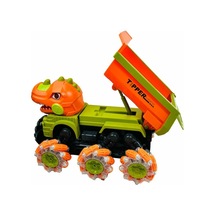 Yj-078-4 Kumandalı Sesli Ve Işıklı Dinazor -vardem Çok Renkli
