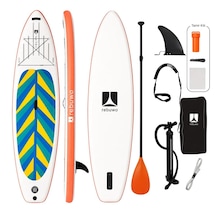Maldivler Serisi Şişme Sup Board Turuncu Stand Up Paddle Board 320 82 15 Cm