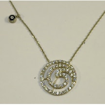 8 Ayar Taşlı Altın Kolye-2.76 Gm-42.00 Cm