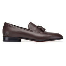 Kahverengi Klasik Loafer Kösele Erkek Ayakkabı -10819-