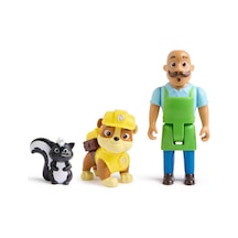 Paw Patrol 3 Lü Figür Seti 6072983 Rubble Ve Mr. Porter Cicciobello