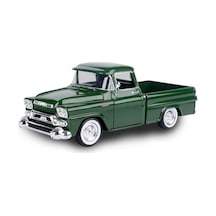 Motor Max Koleksiyon 1 / 24 Ölçek 1958 Gmc 100 Pickup Model Metal Araba Yeşil