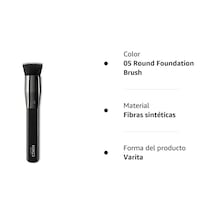 Face 05 Round Foundation Brush Flat-topped Brush With Synthetic Fibers For Applying Liquid Or Mousse Products Çok Renkli