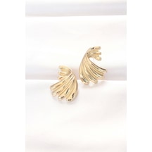 Pirinç Gold Renk Küpe Çok Renkli