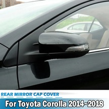 Sağ-gri Metalik-1 Adet Dikiz Aynası Kapatma Kapakları Toyota Corolla Uyumlu 2014 İçin 2015 2016 2017 2018 Sol/sağ Araba Yan Kapı Kanat Dikiz Aynası Kapakları