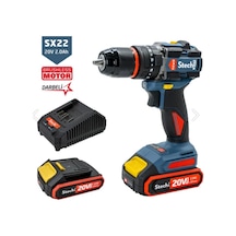 Stech Stechend Sx22-2x4.0 Akülü Kömürsüz Darbeli Matkap 20v 4.0ah