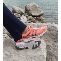 Kinetix Arıon Narçiçeği-gri Renk Fuspetli Athletic Koşu Spor Ayakkabı 001