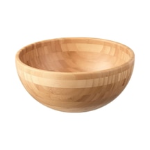 Ikea Blanda Matt Ahşap Servis Kasesi - Bambu - 28 Cm Çap
