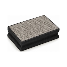 Telum Handpad Siyah 120 Kum 90 55 Mm Elmas El Zımparası Cam Kenar Taşlama Pedi