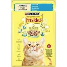 Somonlu Soslu Yaş Kedi Maması 85 Gr