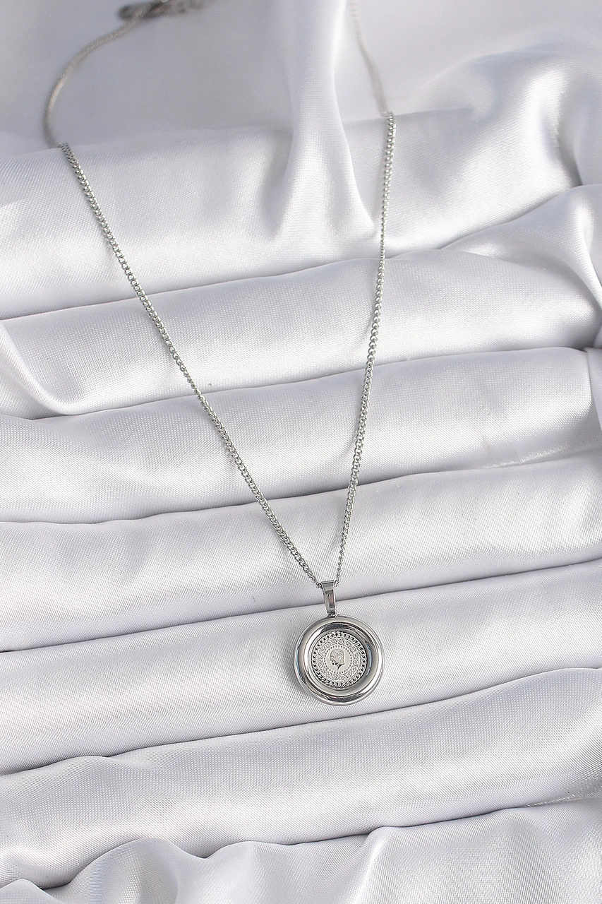 316l Çelik Gümüş Renk Zincir Gümüş Renk Altın Model Kadın Kolye Renkli