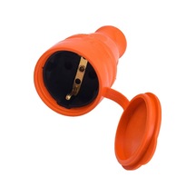 Kdp-O Monofaze Kauçuk Uzatma Prizi 1x16A Turuncu