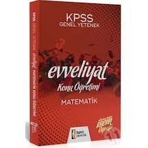 İsem Yayıncılık 2020 KPSS Evveliyat Matematik Konu Öğretimi