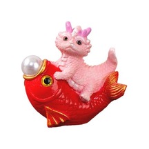 Mini Ejderha Süs Parlak Renkler Sevimli Ejderha Heykelcik Reçine Süs Yeni Yıl Süslemeleri O